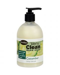 Shikai Products Hand Soap - Very Clean Cucumber - 12 oz