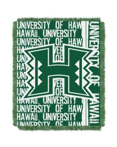 The Northwest Company Hawaii College 48x60 Triple Woven Jacquard Throw - Double Play Series