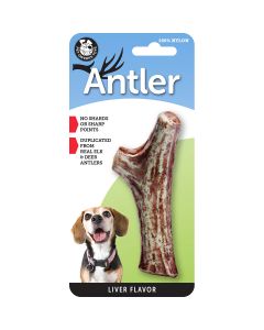 Pet Qwerks Medium Antler-Liver