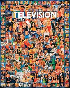 White Mountain Puzzles Jigsaw Puzzle Ultimate Trivia 1000 Pieces 24"X30"-Television History