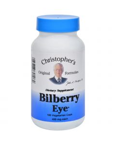Dr. Christopher's Formulas Dr. Christopher's Bilberry Eye - 435 mg - 100 Vegetarian Capsules