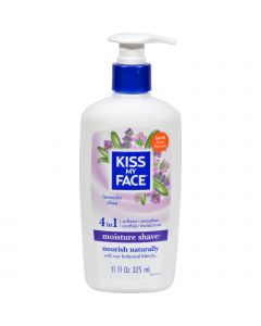 Kiss My Face Moisture Shave Lavender Shea - 11 fl oz