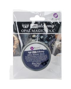 Prima Marketing NEW! Finnabair Art Alchemy Opal Magic Wax .68 Fluid Ounce-Blue Velvet