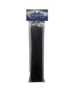 Realeather Crafts Suede Strip 1.5"X42"-Black