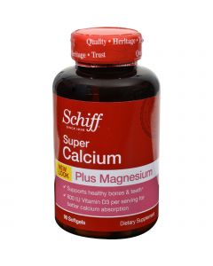 Schiff Vitamins Schiff Super Calcium Magnesium With Vitamin D - 90 Softgels