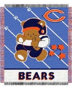 The Northwest Company Bears baby 36"x 46" Triple Woven Jacquard Throw (NFL) - Bears baby 36"x 46" Triple Woven Jacquard Throw (NFL)