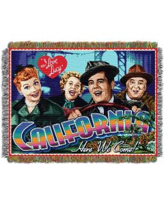 The Northwest Company Lucy California Here we Com 48"x60" Tapestry Throw