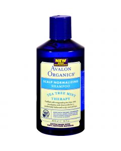 Avalon Organics Scalp Normalizing Shampoo Tea Tree Mint Therapy - 14 fl oz