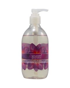 Seventh Generation Hand Wash - Natural - Lavender Mint - 12 fl oz - 1 Case