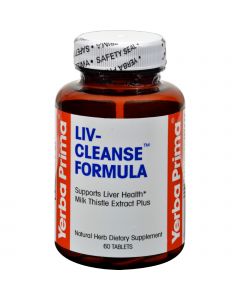 Yerba Prima Liv-Cleanse Formula 650 mg - 60 Tablets
