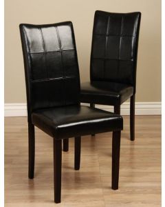 Warehouse of Tiffany Eveleen Black Dining Chair (Set of 2)