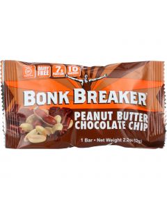 Bonk Breaker Energy Bar - Peanut Butter Chocolate Chip - 2.2 oz - case of 12