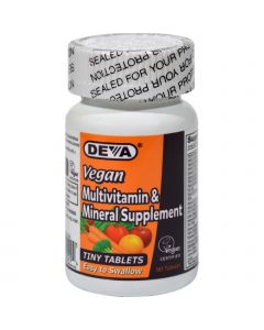 Deva Vegan Vitamins Deva Vegan Multivitamin and Mineral Supplement - 90 Tiny Tablets
