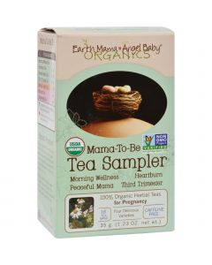 Earth Mama Angel Baby Mama-To-Be Tea Sampler - 16 Tea Bags