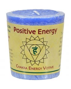 Aloha Bay Chakra Votive Candle - Positive Energy - Case of 12 - 2 oz