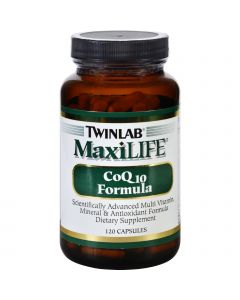 Twinlab MaxiLIFE CoQ10 Formula - 120 Capsules