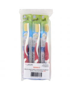 Mouth Watchers Toothbrush Refill - A B - Adult - Red - 1 Count - Case of 5