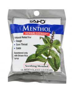 Zand Menthol HerbaLozenge Soothing Menthol - 15 Lozenges - Case of 12