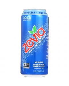 Zevia Soda - Zero Calorie - Cola - Tall Girls Can - 16 oz - case of 12