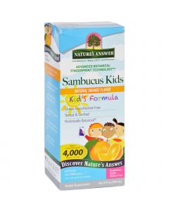 Nature's Answer Natures Answer Sambucus - Kids Formula - Natural Orange Flavor - 8 oz