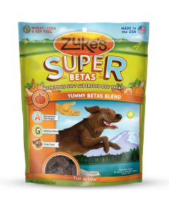 Zuke's Supers All Natural Nutritious Soft Superfood Dog Treats Yummy Beta 6 oz.
