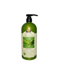 Avalon Organics Hand and Body Lotion Aloe Unscented - 32 fl oz