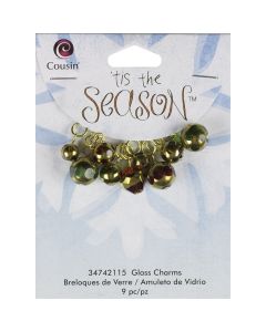 Cousin Tis The Season Charms-Red & Gold Drops 9/Pkg