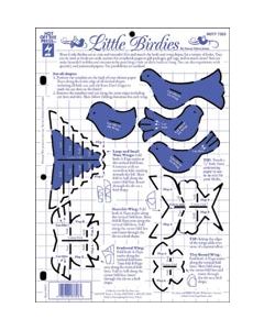 Hot Off The Press Template 8.5"X11"-Little Birdies
