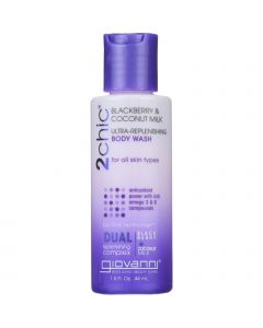 Giovanni Hair Care Products Bodywash - 2Chic - Ultra-Replenishing - Blackberry and Coconut Milk - 1.5 oz - 1 each