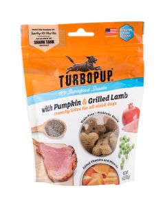 Fetch For Pets NEW! TurboPup K9 Superfood Snacks-Grilled Lamb & Pumpkin