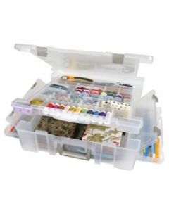 ArtBin Super Satchel Deluxe-17.25"X16.75"X5" Translucent