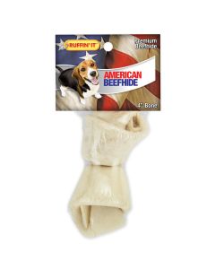 Westminster Pet Products American Beefhide 4-5" Flat Knot Bone 1/Pkg-