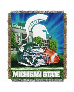 The Northwest Company Michigan State College "Home Field Advantage" 48x60 Tapestry Throw
