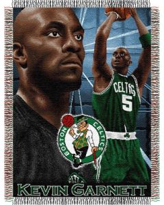 The Northwest Company Kevin Garnett - Celtics "Players" 48"x 60" Tapestry Throw (NBA) - Kevin Garnett - Celtics "Players" 48"x 60" Tapestry Throw (NBA)