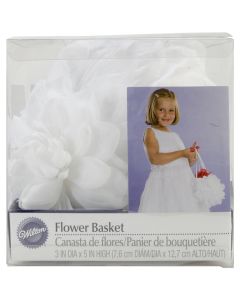 Wilton Flower Basket 3"X3"X5"-Gardenia