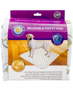 PoochPad Reusable Absorbent Potty Pad-XX-Large 48"X48"-White
