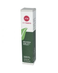 Zia Natural Skin Care ZIA Skin Basics Daily Moisture Screen With Organic Cucumber And SPF 15 - 1.6 fl oz