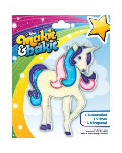 Colorbok Makit & Bakit Suncatcher Kit-Glitter Unicorn