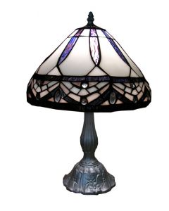 Warehouse of Tiffany Tiffany-style White Jewels Table Lamp - Tiffany-style Simple Table Lamp