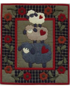 Rachel's Of Greenfield Wooly Sheep Wall Quilt Kit-13"X15"