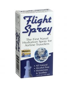 Flight Spray Nasal Hydration Spray - Airline Travelers - .5 oz
