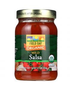 Field Day Salsa - Organic - Garden Cilantro - Mild - 16 oz - case of 12