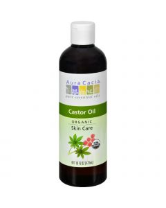 Aura Cacia Skin Care Oil - Organic Castor Oil - 16 fl oz