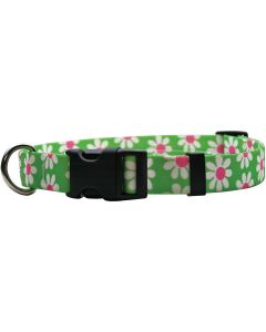 Yellow Dog Design Yellow Dog Collar Large 18"X28"-Green Daisy