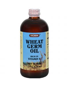 Viobin Wheat Germ Oil Liquid Rich in Vitamin E - 16 fl oz