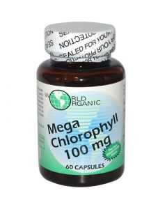 World Organic Mega Chlorophyll - 100 mg - 60 Capsules