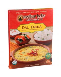 Mother India Organic Dal Tadka - 10.6 oz - Case of 6