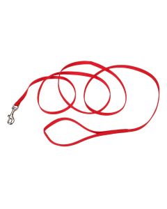 Coastal Pet Products Single-Ply Nylon Dog Leash Red 3/8" x 72"