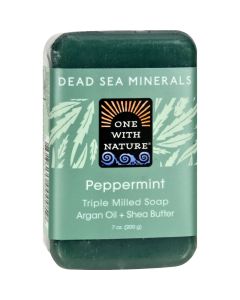One With Nature Dead Sea Mineral Hemp Soap - 7 oz