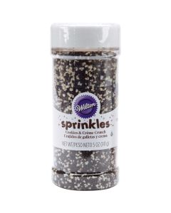 Wilton Crunch Sprinkles 5oz-Cookies & Cream
